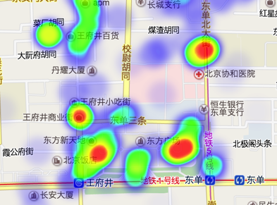 百度地图热力图原理图片